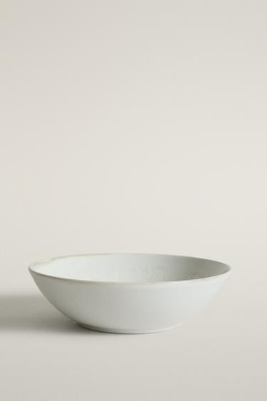 Zara STONEWARE BOWL - Ecru - Image 0