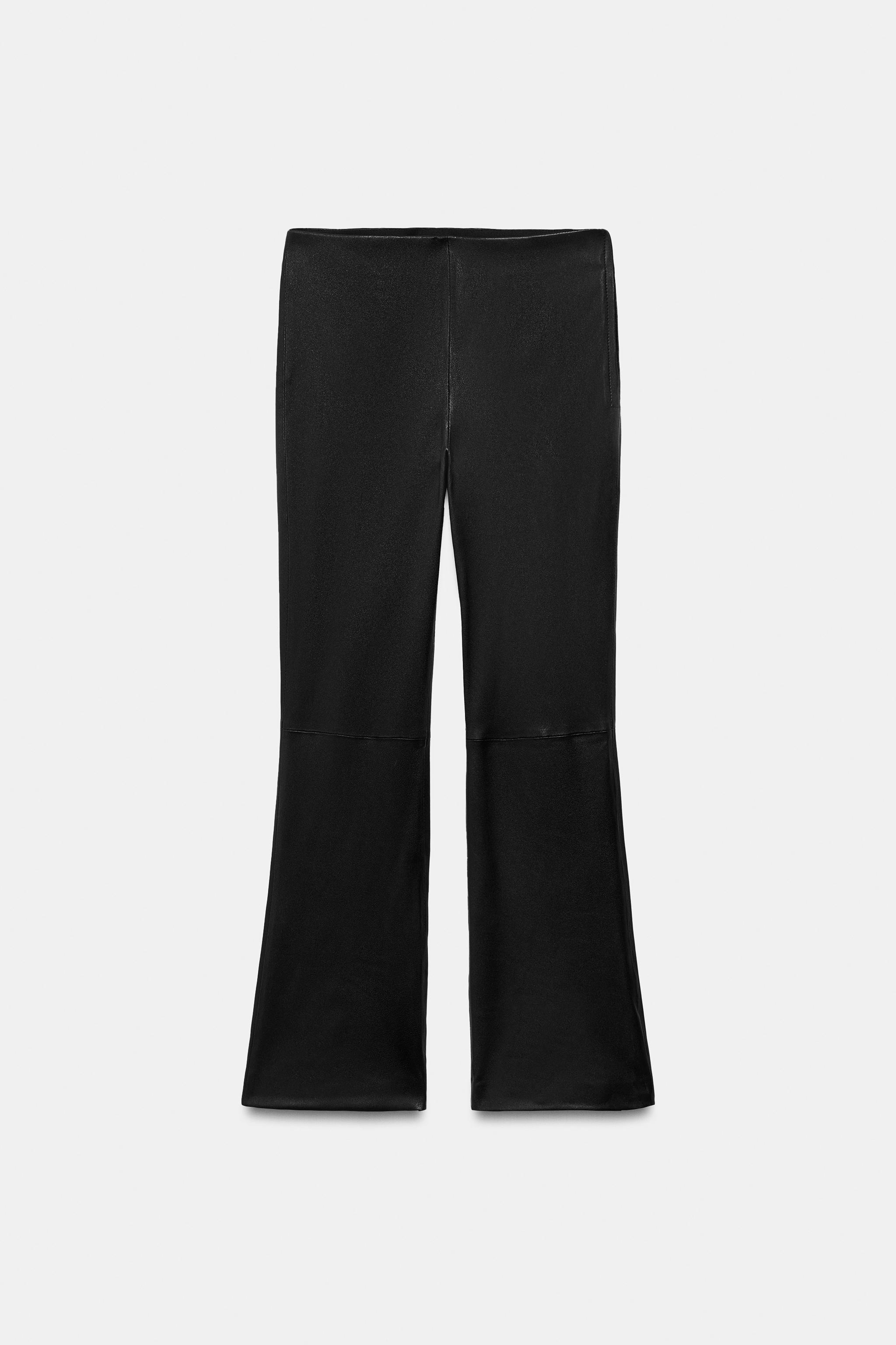 ZW COLLECTION LIMITED EDITION FLARE LEATHER PANTS