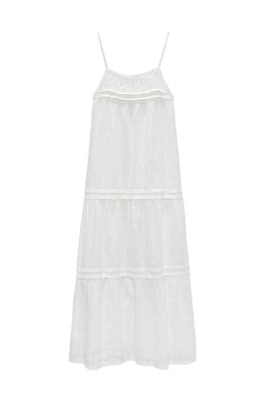 LONG TEXTURED DRESS
