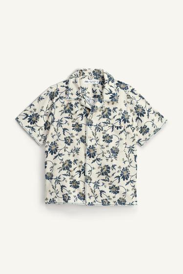 CHEMISE À IMPRIMÉ FLEURI ÉDITION LIMITÉE - Imprimée de Zara - Image 3