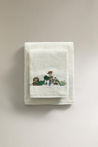 Zara CHILDREN'S COTTON TERRYCLOTH TOWEL TOY STORY ©DISNEY/PIXAR - Oyster-white