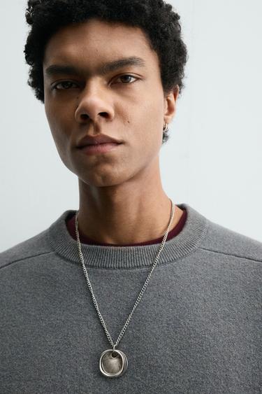 CORRENTE COM PINGENTES SAMUEL DE SABOIA X ZARA - Prata da Zara - Imagem 0