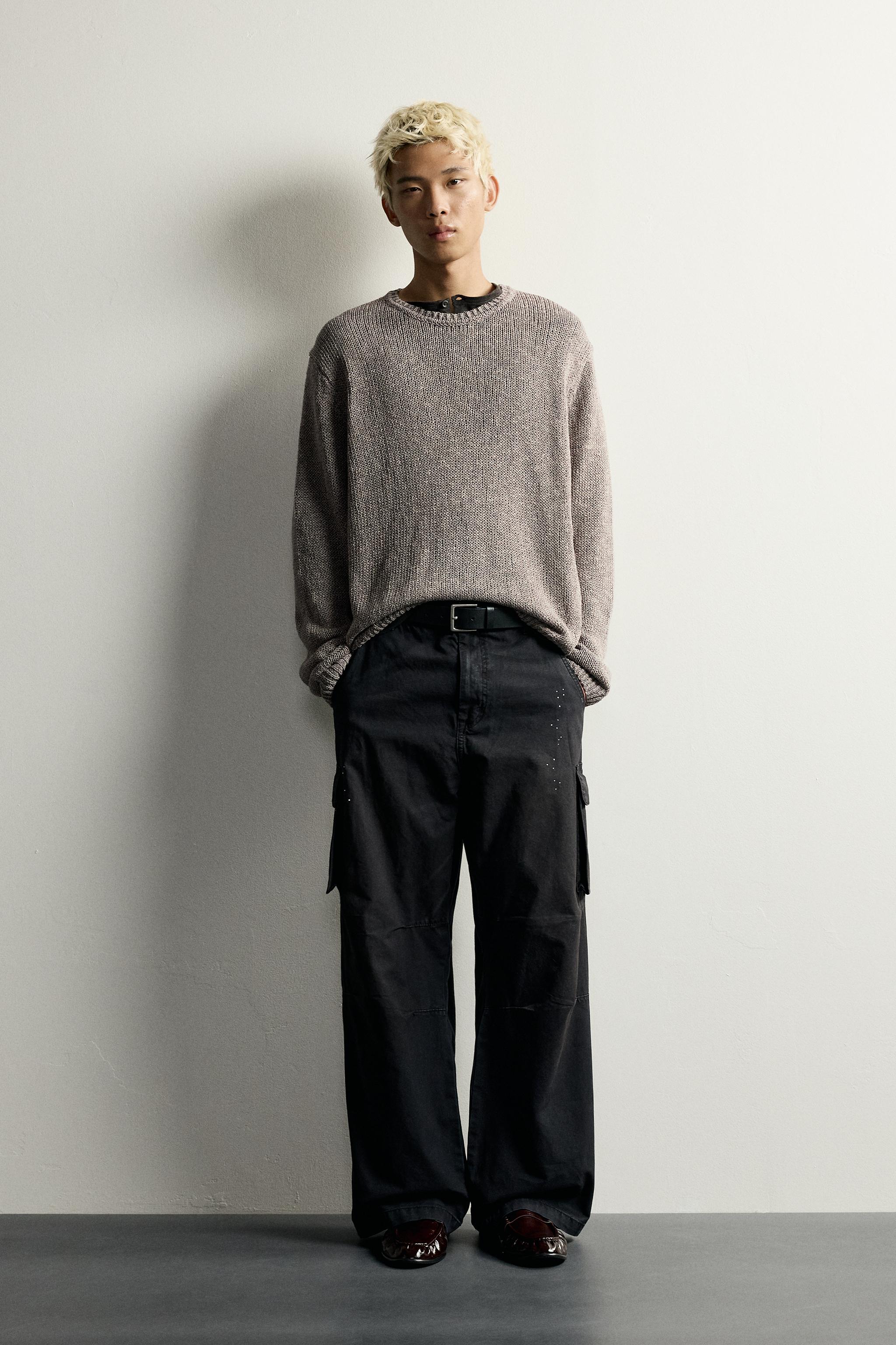 TEXTURED RELAXED FIT JUMPER