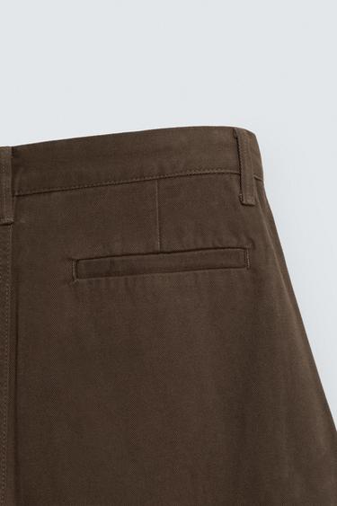 BALLOON FIT TROUSERS - Brown by Zara - Image 9