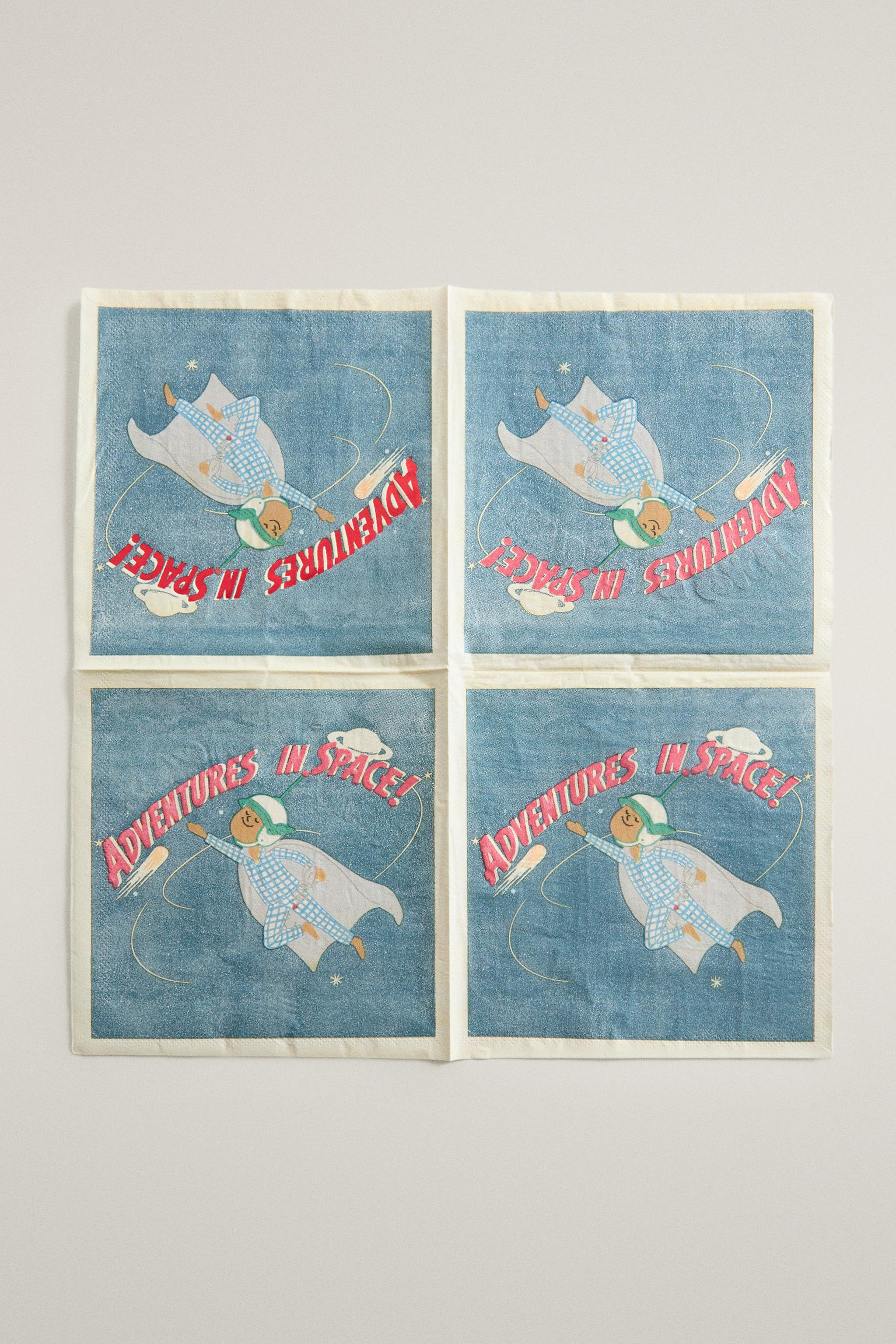 KIDS' SPACE PAPER NAPKINS