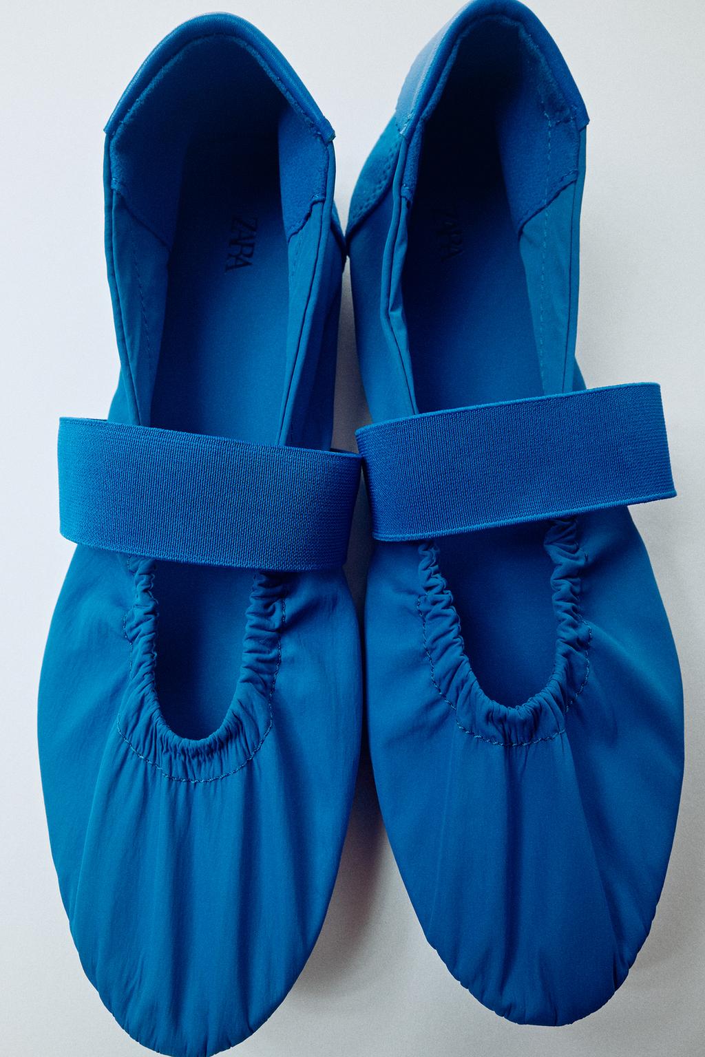 ELASTIC SPORTY BALLERINA FLATS