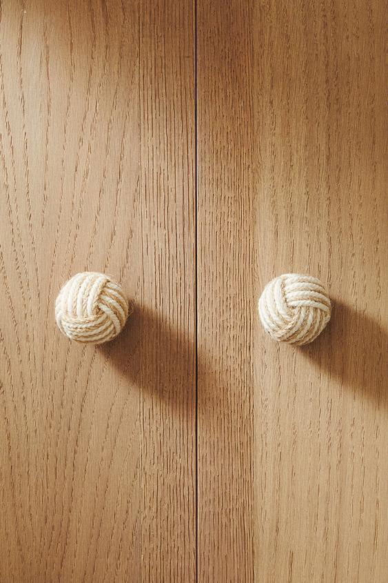 PACK BOUTONS MEUBLE NŒUD (LOT DE 2) - Beige clair de Zara - Image 6