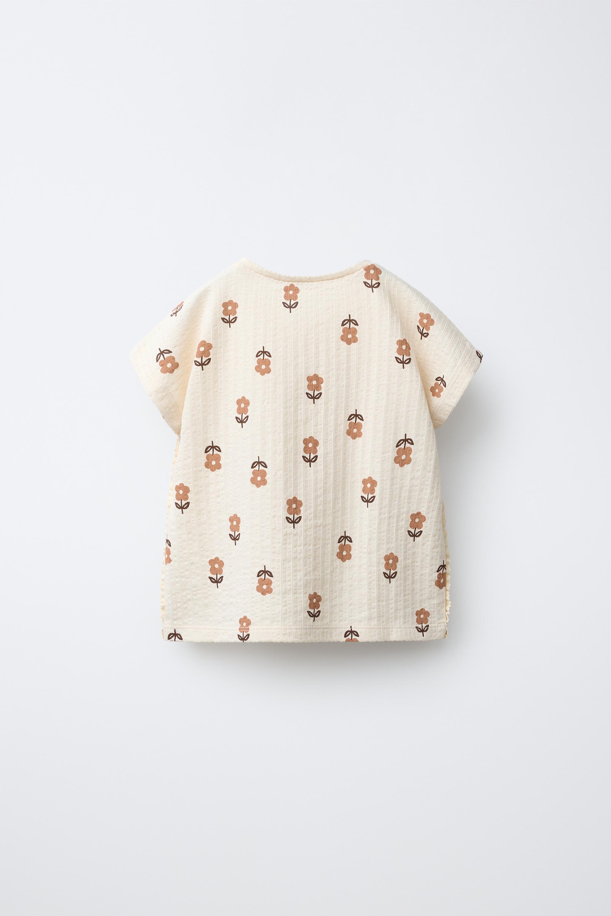 LACE PRINT T-SHIRT