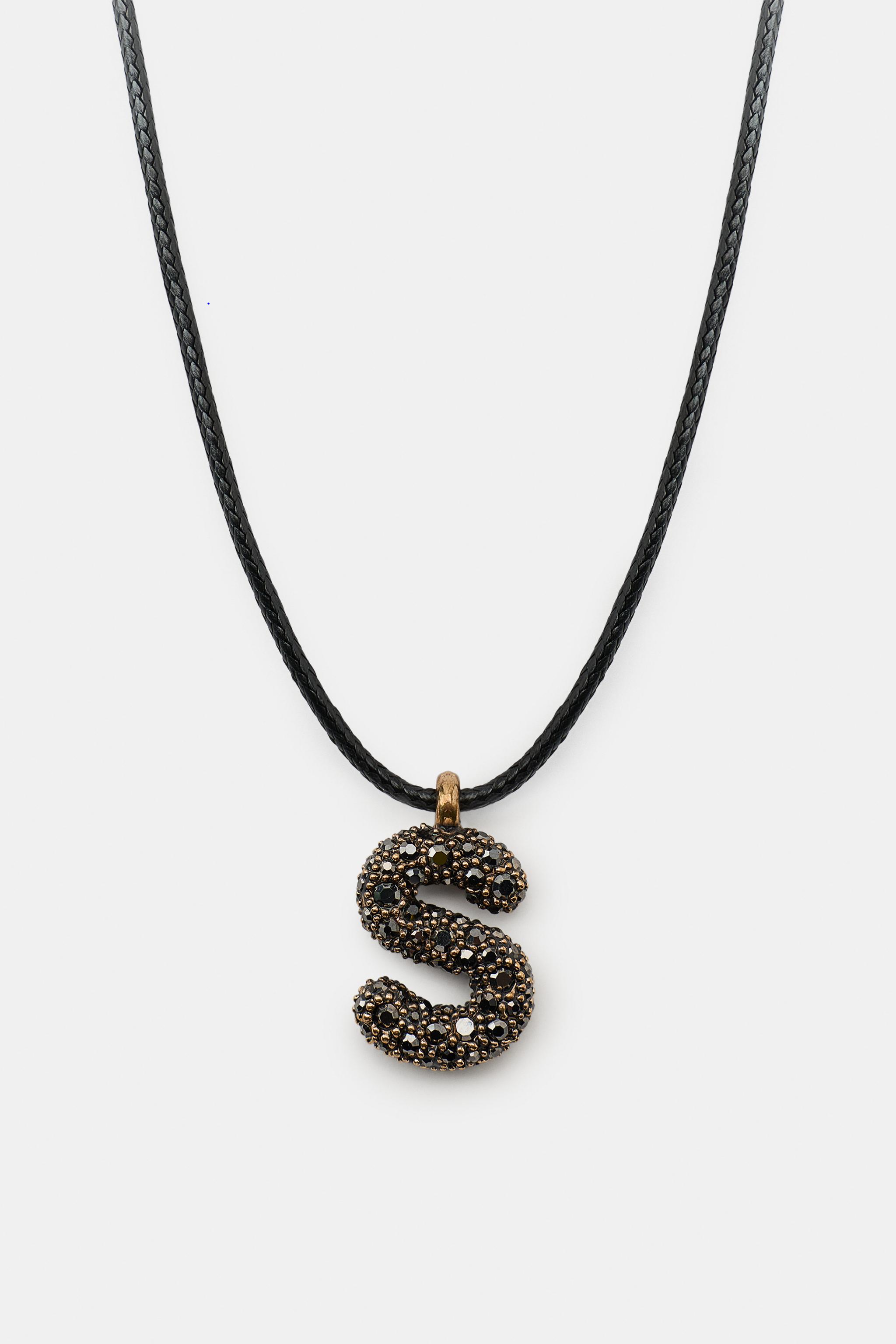 LETTER CORD NECKLACE