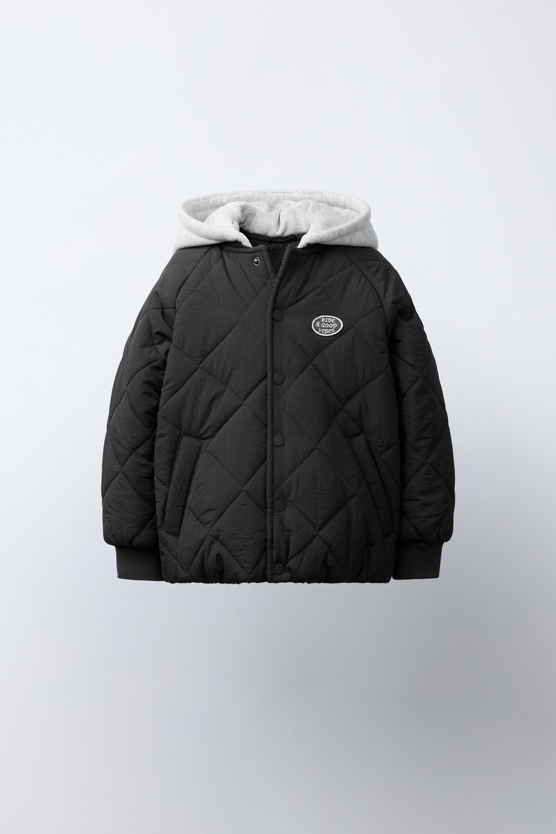Combined Hooded Puffer Jacket
