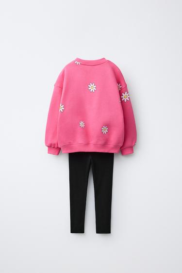 Zara KOMPLET DUKSERICA I REBRASTE HELANKE MINI MAUS © DIZNI – fuksija