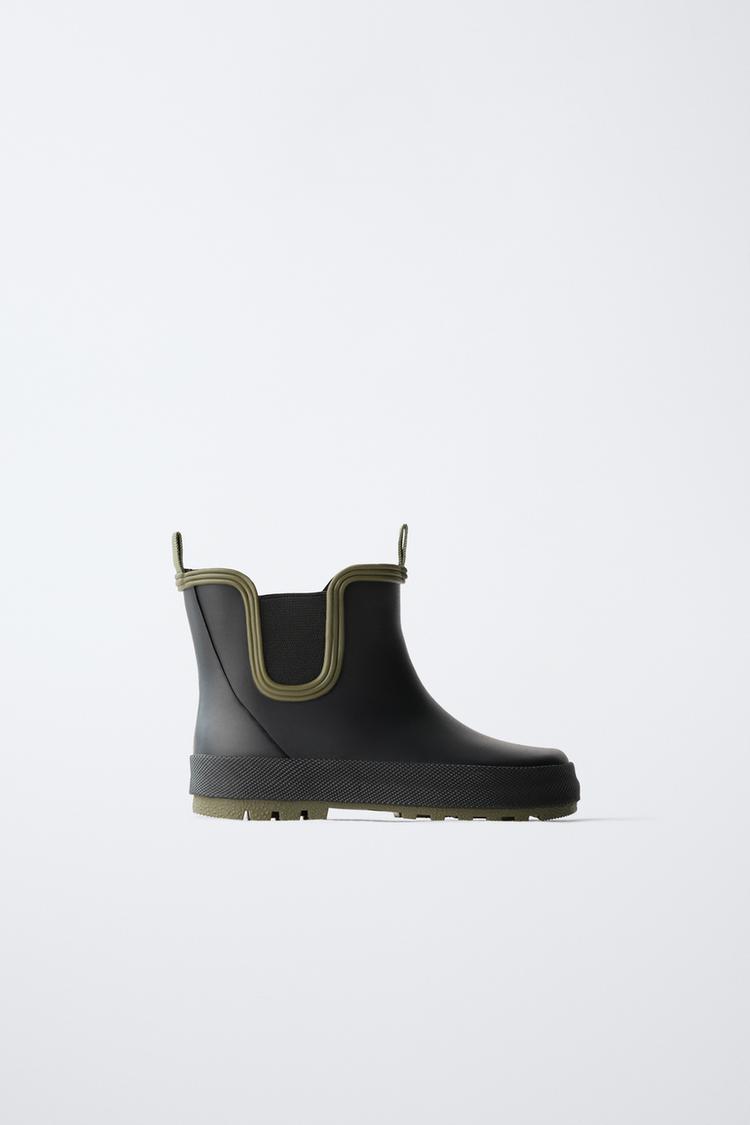 BOTTES DE PLUIE ÉLASTIQUES Noir ZARA France
