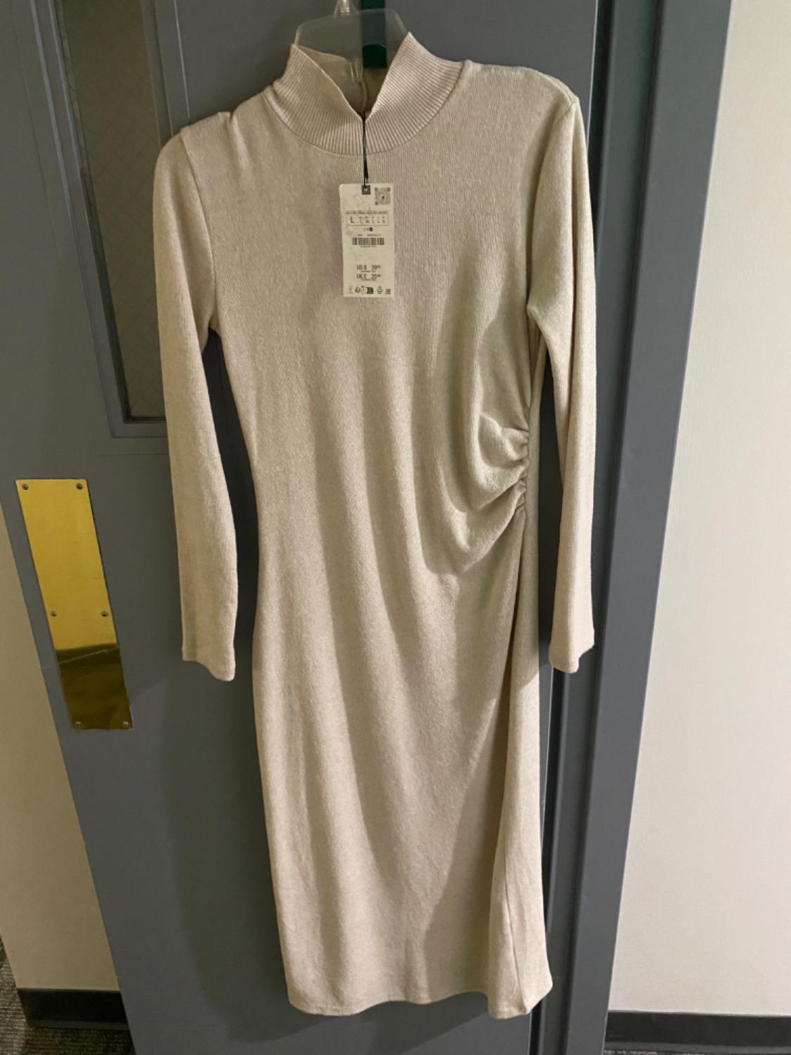 RUCHED SOFT LONG DRESS