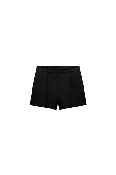 DARTED BERMUDA SHORTS