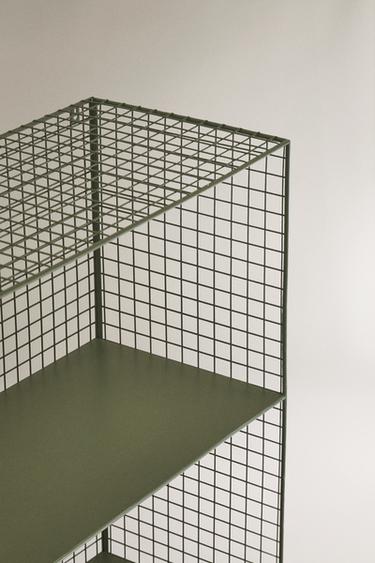 ÉTAGÈRE MÉTAL AVEC PORTES - Vert de Zara - Image 2