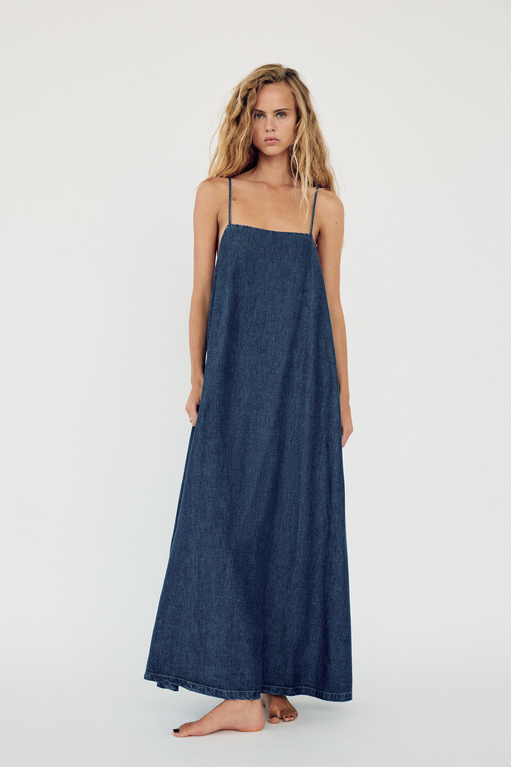 Flowy jean dress hotsell