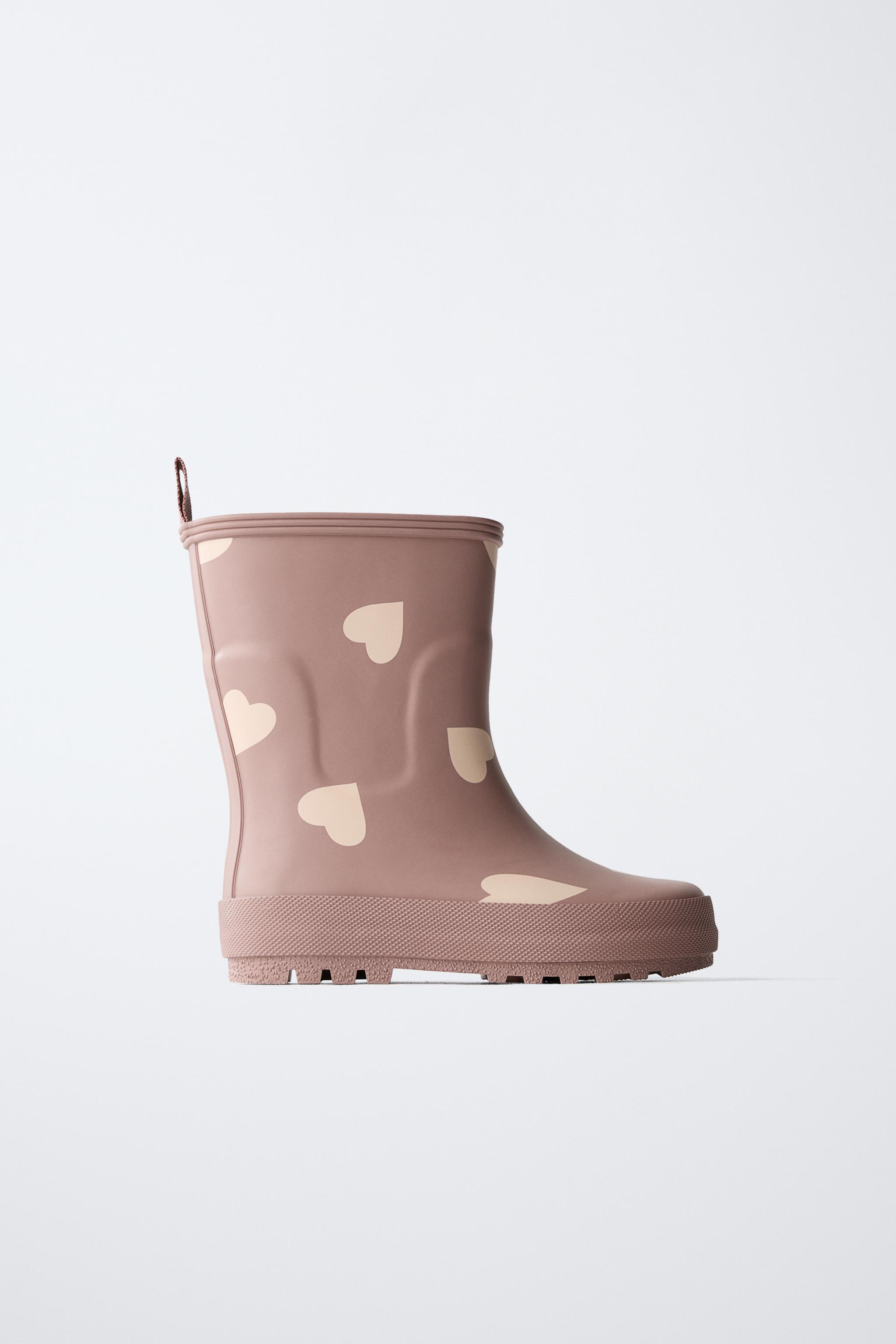 ZARA レインブーツ イチゴ柄レインブーツ - ピンク | ZARA Japan / 日本