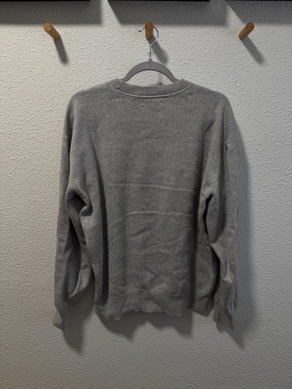 COTTON SWEATER WITH PATCH - Image 3