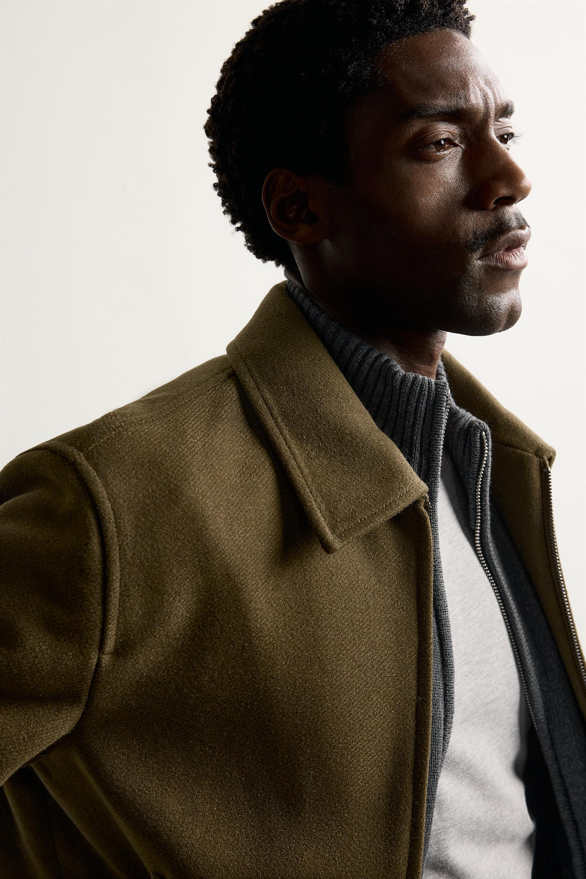 TEXTURED REGULAR FIT JACKET