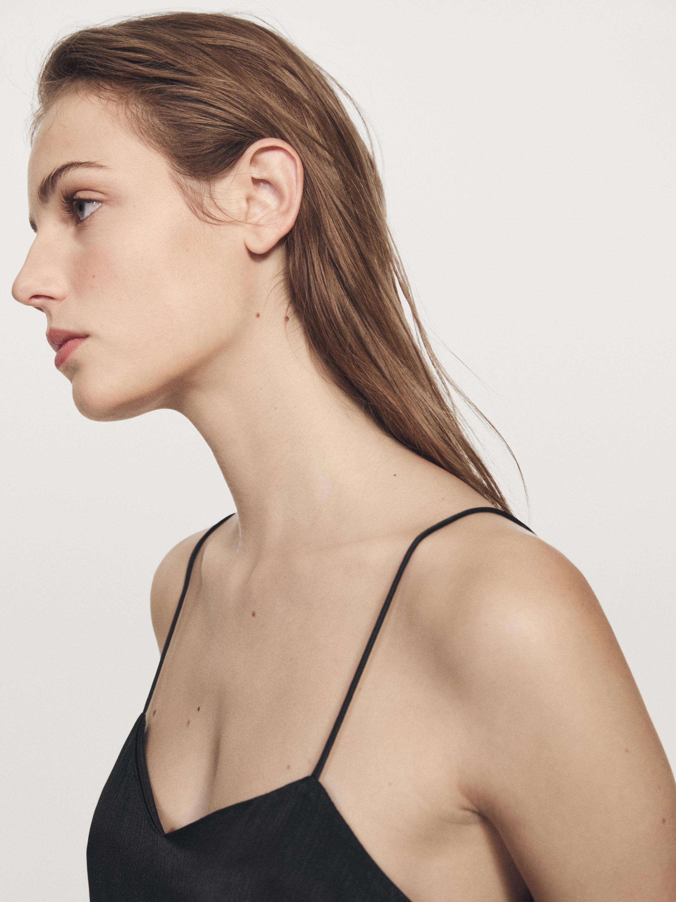 Camisole top with lace detail