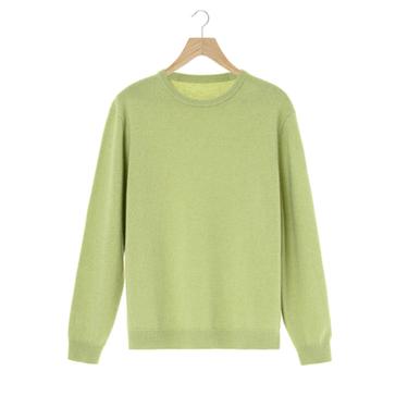 PULL EN LAINE - ALPAGA - Citron vert de Zara