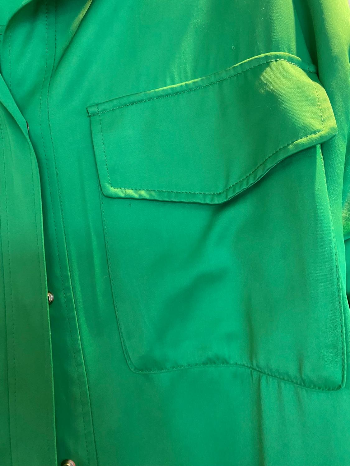 OVERSIZE SATIN OVERSHIRT - Image 3