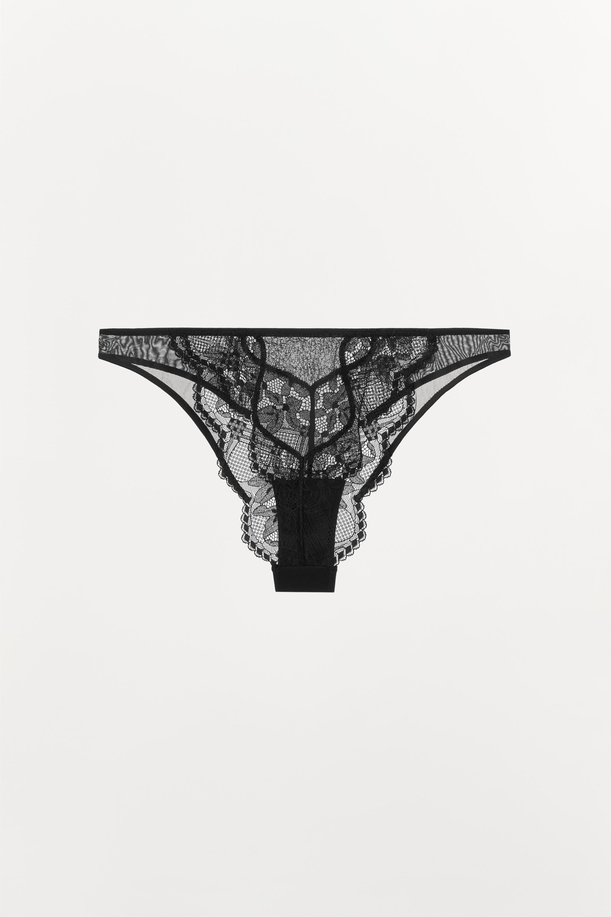 ZARA レースブリーフ 1355/526 レースブリーフ - ブラック | ZARA Japan / 日本