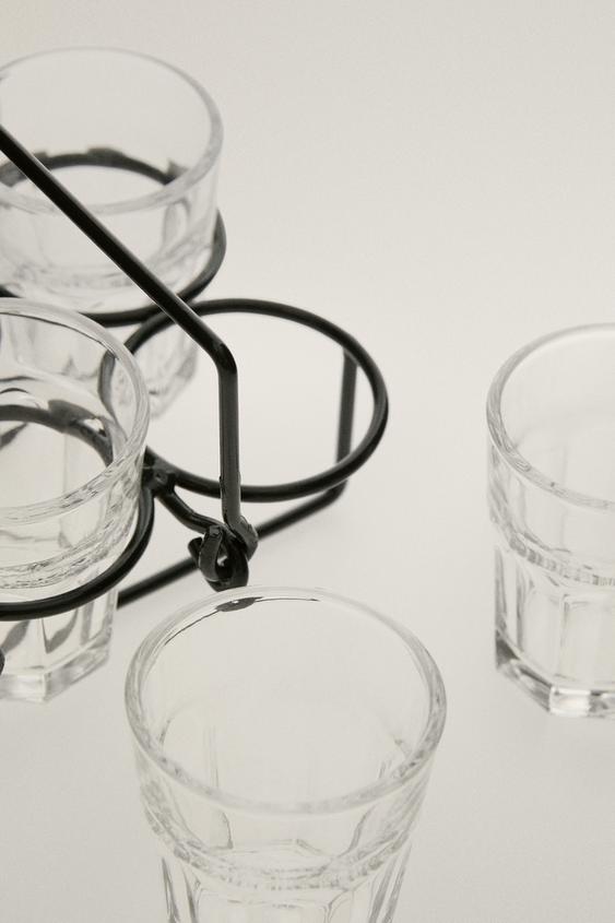 ENSEMBLE VERRES À SHOT EN VERRE POUR NOËL - Vert de Zara - Image 3