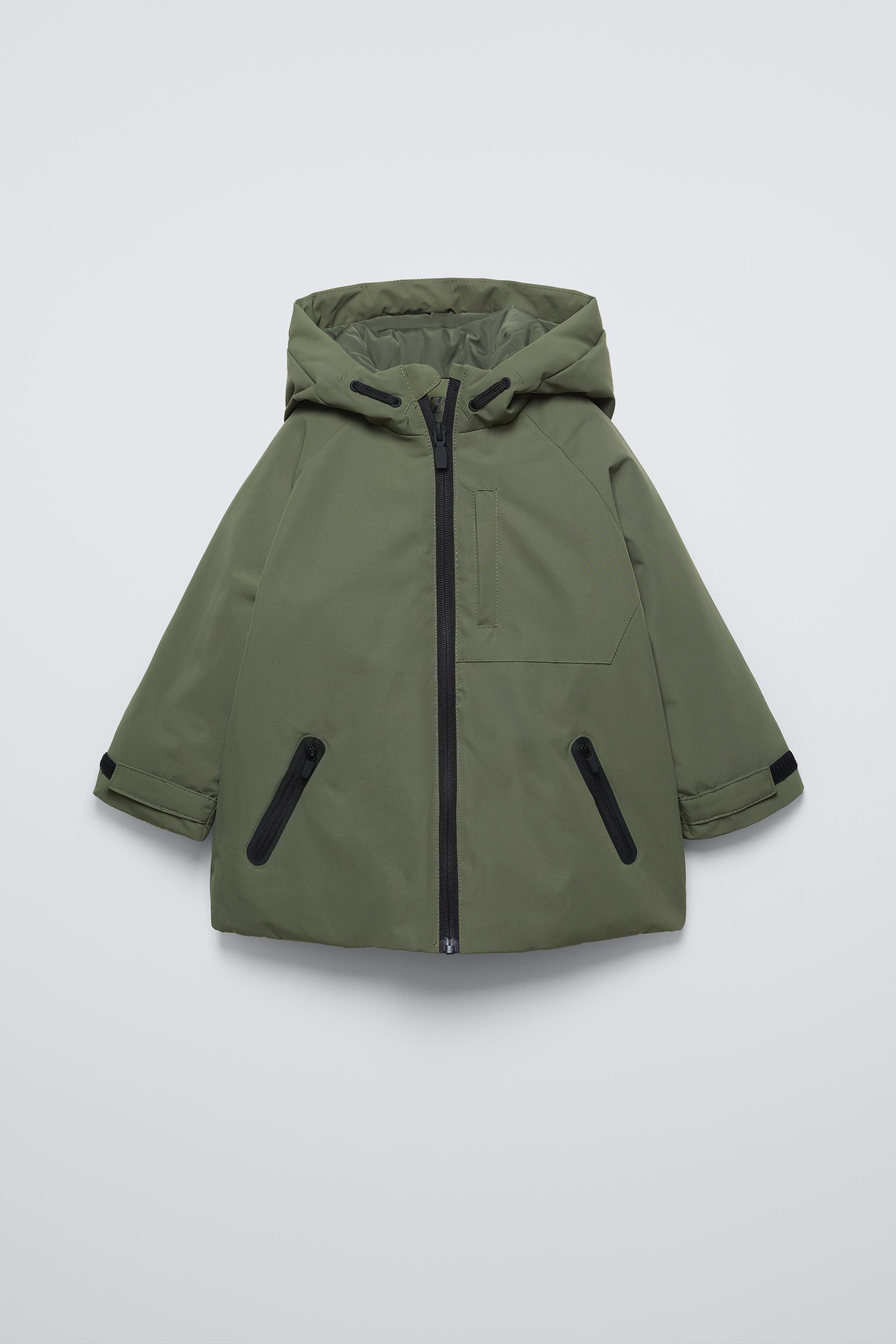 PARKA LIGERA WATER REPELLENT Khaki ZARA Espana