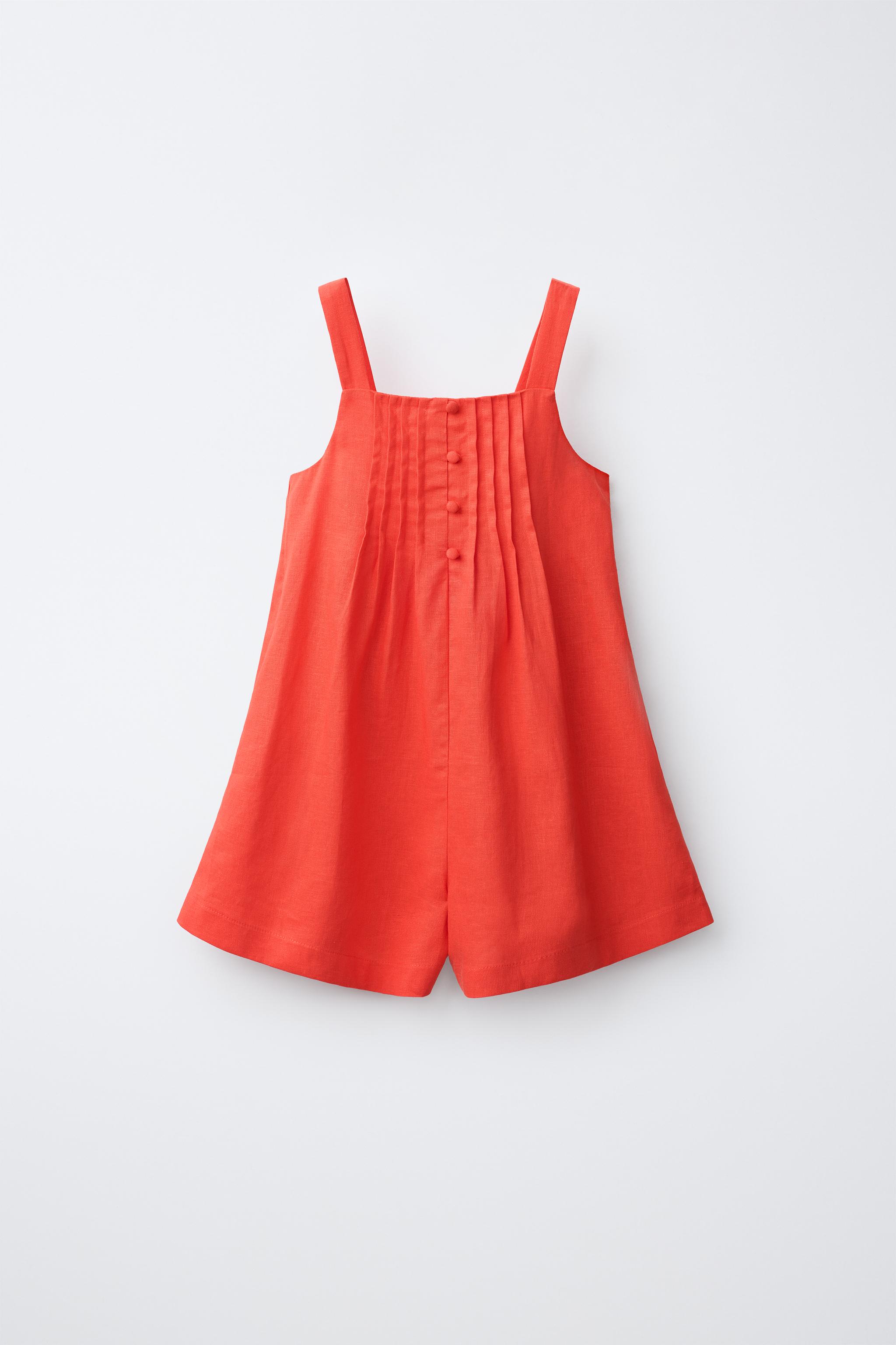 Детские комбинезоны Zara PINTUCK SHORT JUMPSUIT — фото 2