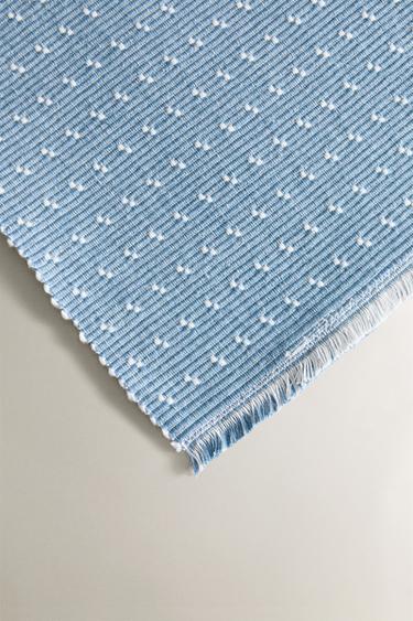 DOTTED NEEDLECORD PLACEMAT - Blue by Zara - Image 2