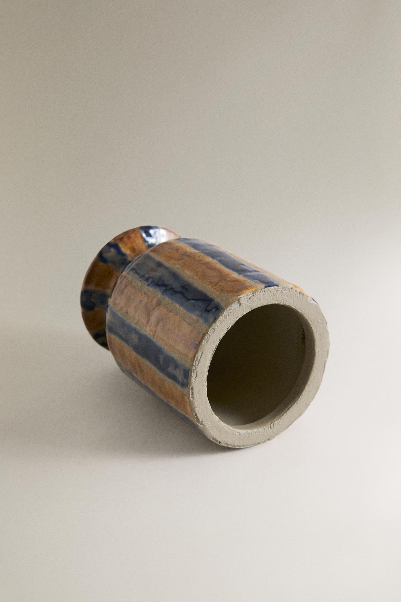 STRIPED CERAMIC REED DIFFUSERS DECORATIVE TRIM — Stripes