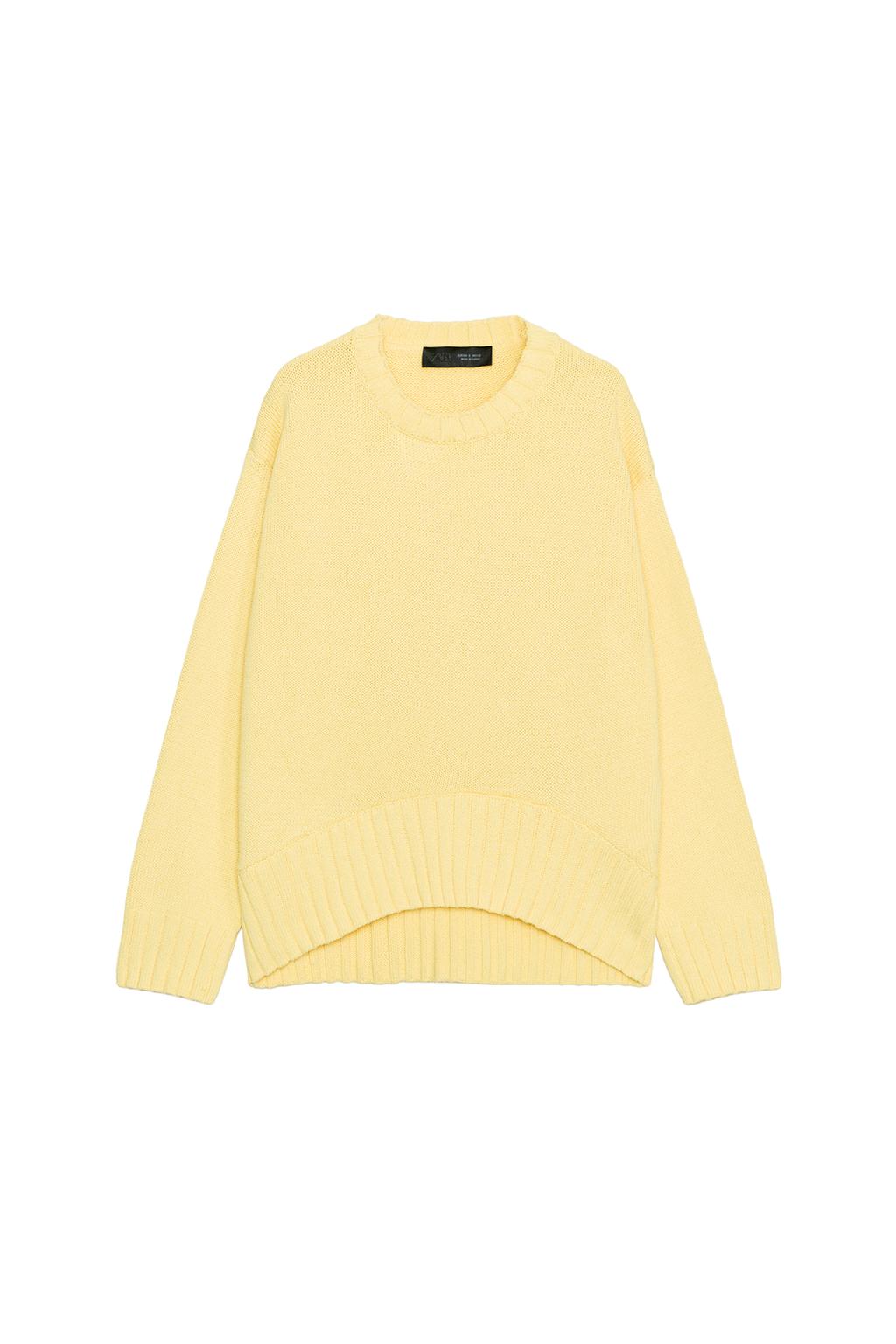 ASYMMETRIC HEM KNIT SWEATER - image 3