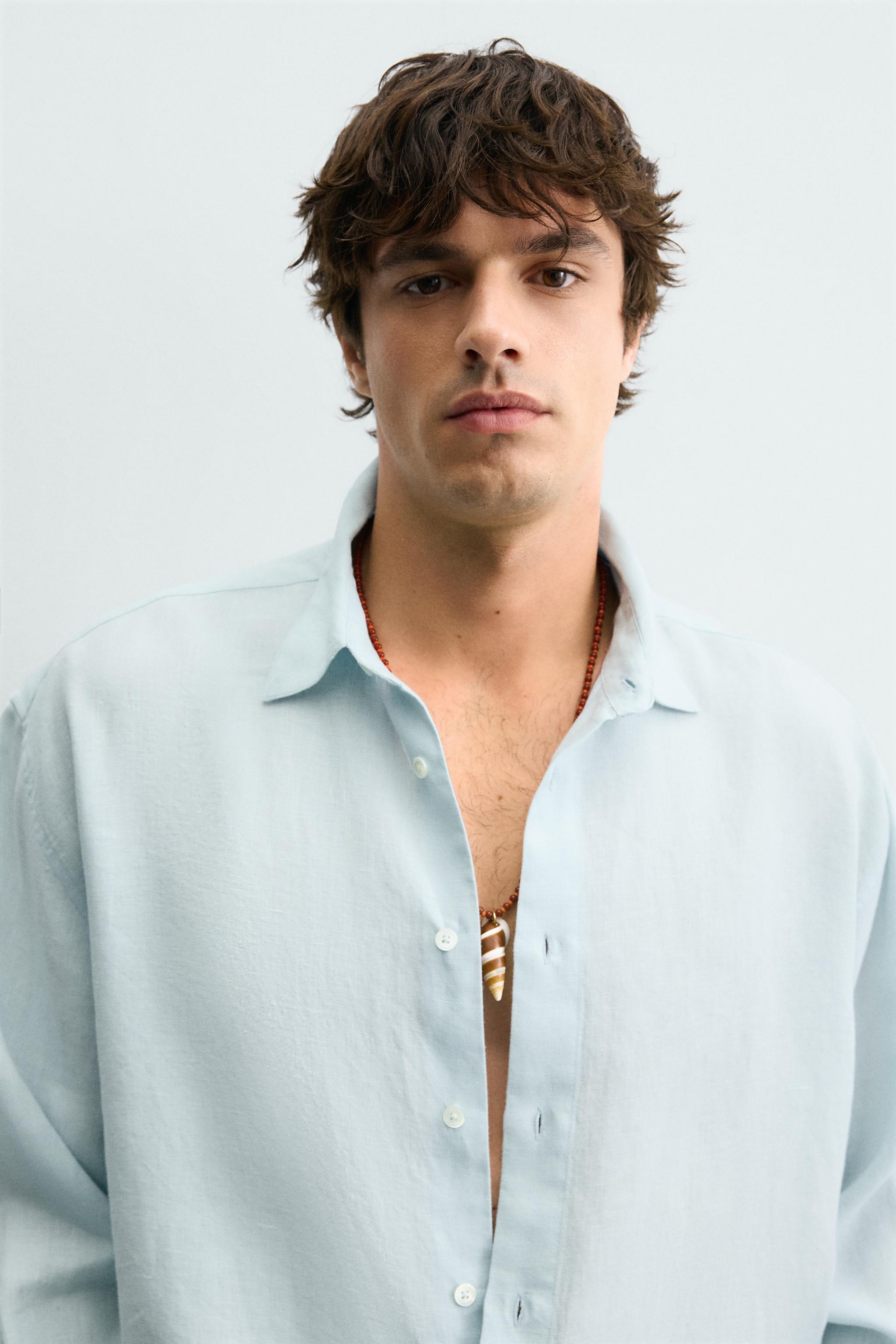 100% LINEN RELAXED FIT SHIRT