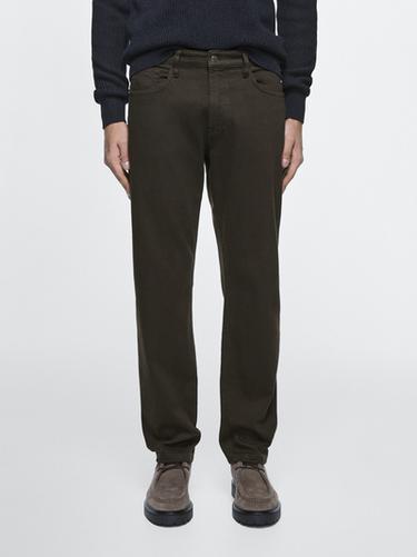 Zara Tapered fit jeans - Dark green