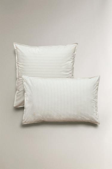 CHILDREN'S STRIPED PILLOWCASE - Light blue by Zara