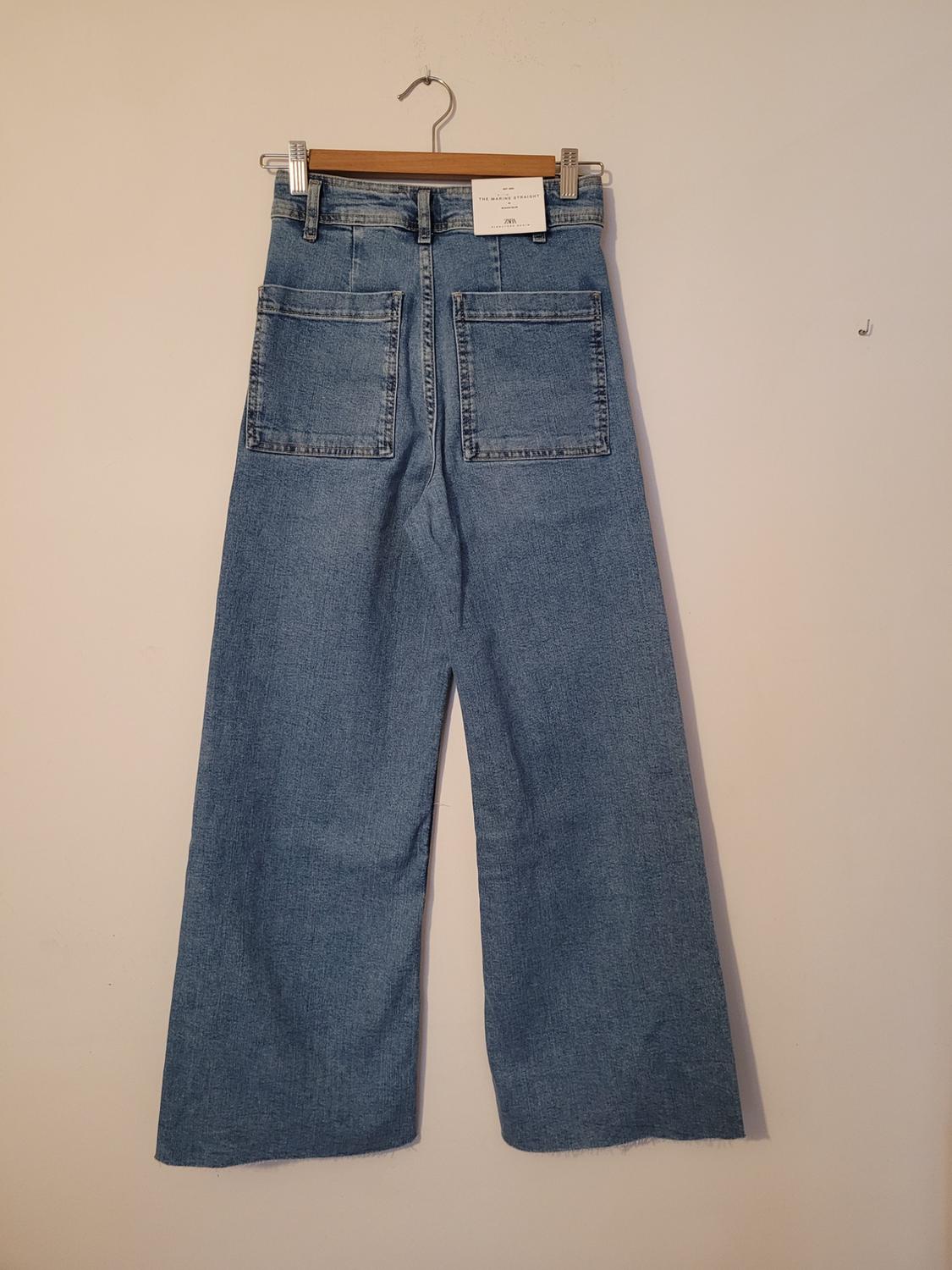 ZW MARINE STRAIGHT-LEG HIGH-WAIST JEANS - Image 2