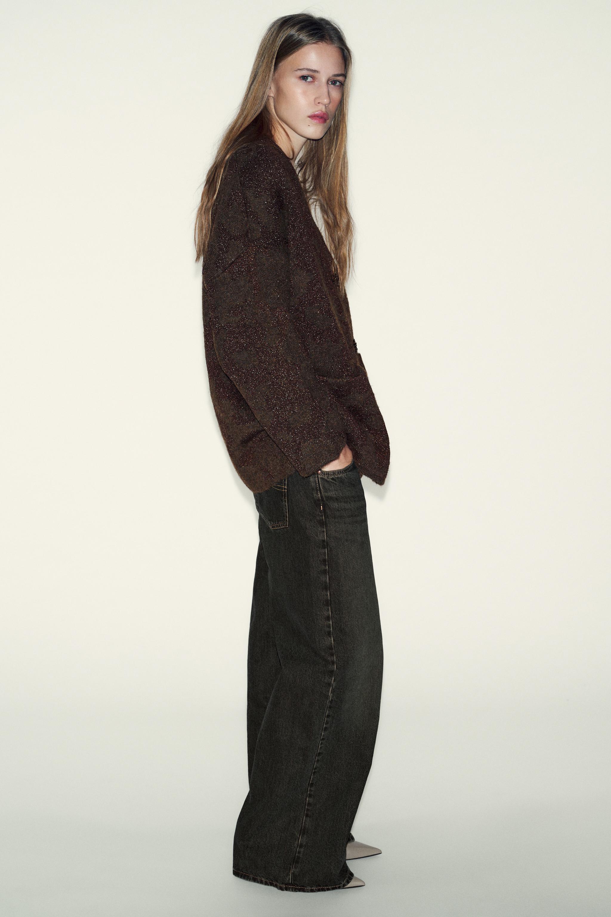 METALLIC THREAD CARDIGAN