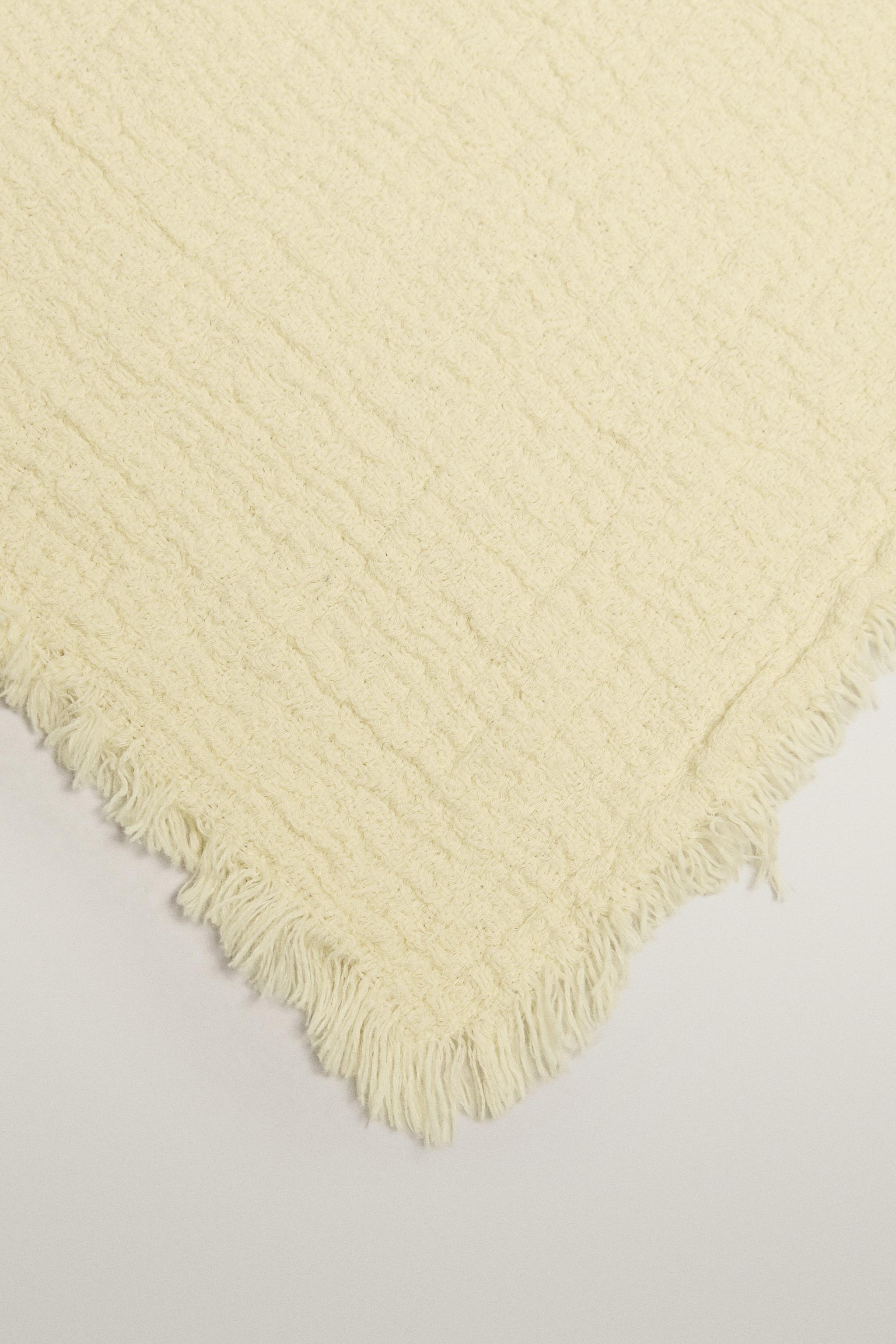 COUVERTURE COTON FRANGES