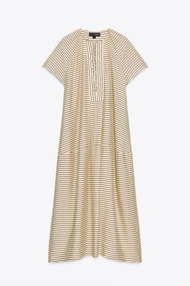 ZW COLLECTION STRIPED TUNIC DRESS - striped by Zara