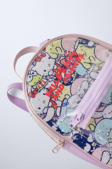 Zara HELLO KITTY AND FRIENDS © MINI BACKPACK WITH VINYL FINISH - Off White