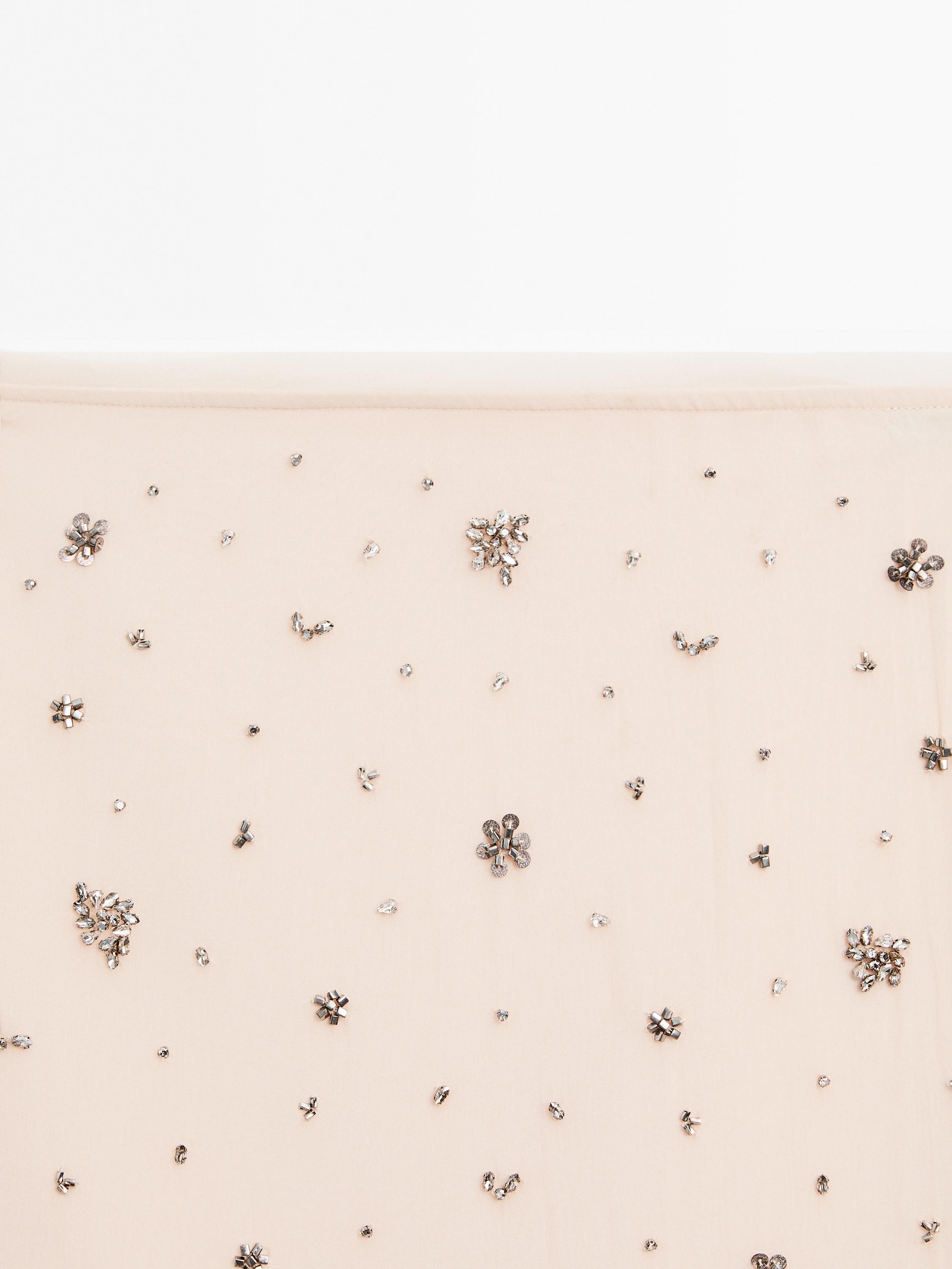 Rhinestone mini skirt