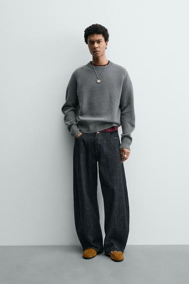 SAMUEL DE SABOIA X ZARA WOOL BLEND JUMPER - Grey by Zara - Image 0