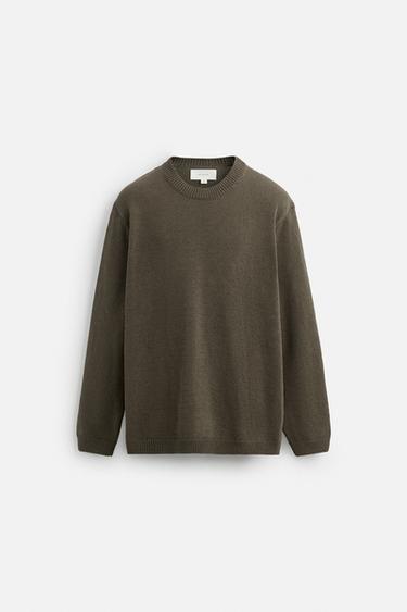 PULLOVER AUS BAUMWOLLE - Erdton von Zara - Bild 0