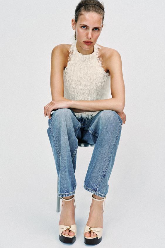 BUCKLED PLATFORM SANDALS from Zara - $109