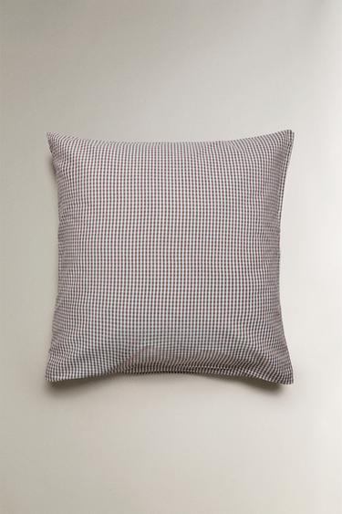 TAIE D’OREILLER ENFANT CARREAUX FIL TEINTÉ - Multicolore de Zara - Image 1