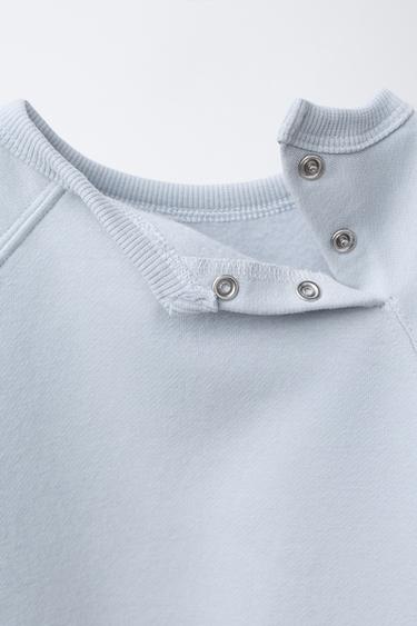 BASIC SWEATSHIRT AND JOGGERS SET - Pastel blue by Zara - Image 2