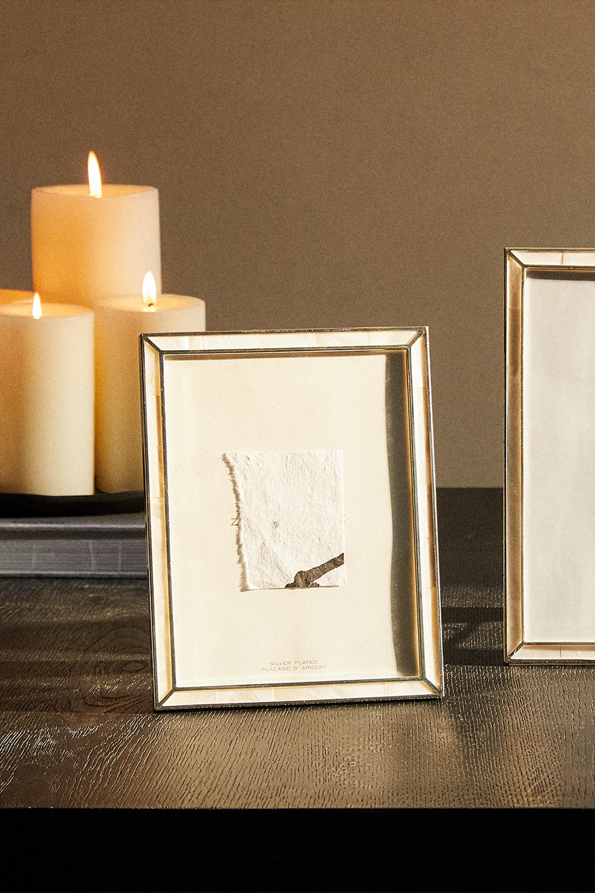 FINE-EDGE MOTHER-OF-PEARL PICTURE FRAME