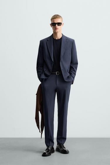 BLAZER COM ESTRUTURA XADREZ - Azulão da Zara - Imagem 0