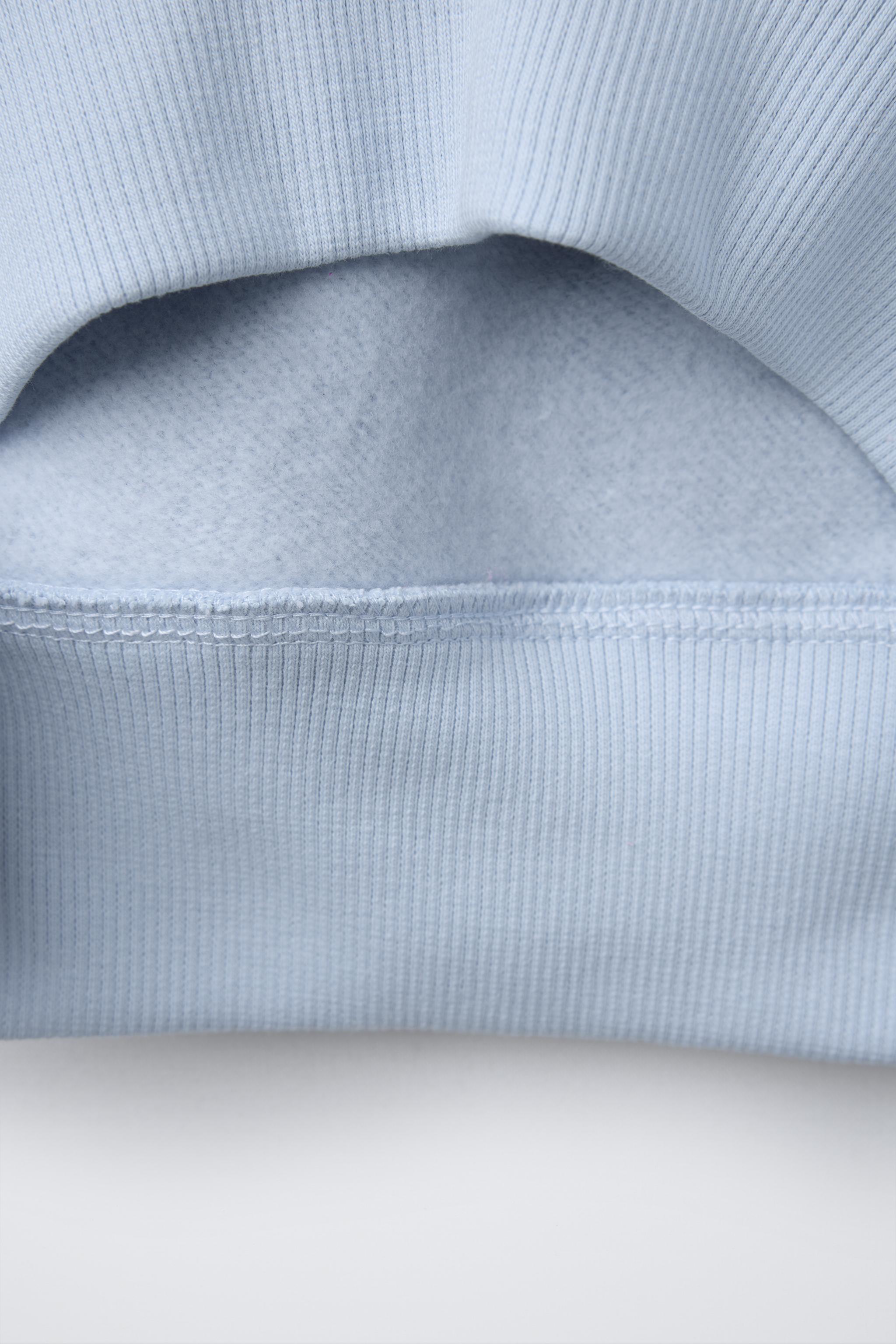 PLAIN SWEATSHIRT - Light blue | ZARA United States
